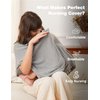ChouChouter Breathable Nursing Cover for Breastfeeding Essentials, Privacy Breastfeeding Cover for Women, Multi-Use as a Stroller cover, Scarf, Pumping Cover