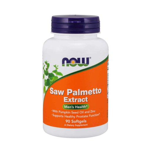 NOW Supplements, Saw Palmetto Extract with Pumpkin Seed Oil and Zinc, Men's Health*, 90 Softgels
