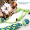 Depets 4PCs Dog Rope Toy, Assorted Puppy Rope Chew Toys, Durable Rope Knot Dog Toy, Puppy Teething Playing Toys for Small Dogs Puppies