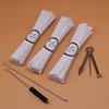 Pipe Cleaners Tool Set for Glass and Pipe Smoking | 132 Hard Bristle Pipe Cleaners, 2 Nylon Bristle Brush, Tamper Tool