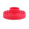 Collapsible Silicone Hair Diffuser Attachment- The latest travel portable-Red