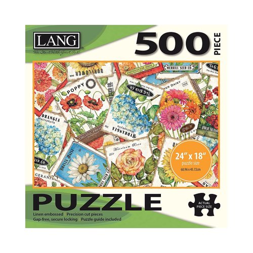 LANG Seed Packets 500 Piece Puzzle (5039122)