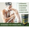 NATURAL AMERICAN Mens Organic Bar Soap, Masculine Scents, 100% Natural Soap for Men - Essential Oils, Organic Shea Butter Natural Body Soap, Natural Bar Soap for Men - ELEMENTS Body Soap 5 oz (6pk)
