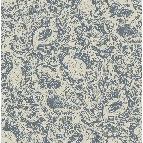 NuWallpaper Blue Terrene Peel and Stick Wallpaper (NUS3622)