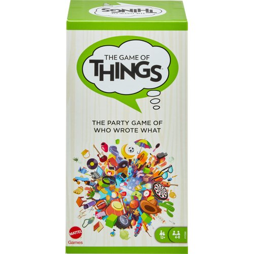 Mattel Games The Game of Things Party Game for Teens & Adults, Board Game for Family Night with Erasable Boards & Wet Erase Markers