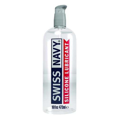 Swiss Navy Premium Silicone-Based Personal Lubricant & Lubricant Gel for Couples, 16 oz.
