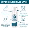 Kobi Gentle Face Wash for Teens, Kids, Boys, Girls - Clear, Dye-Free Formula - Natural Foam Facial Cleanser for Sensitive Skin (6 Fl Oz (Pack of 1), Unscented)