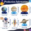 12PCS Solar System Table Centerpiece Decorations, Space Themed Honeycomb Party Decorations, Outer Space Party Table Topper Decorations for Kids Birthday Party Decorations Baby Shower Supplies