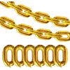 32PCS 16 inch Foil Chain Balloons Jumbo Chain Balloons 80s 90s Party Decoration Retro Hip Hop Birthday/Graduation Party Decorations Foil Balloons