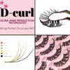 14 Pairs Cat-Eye Lashes, D Curl Russian Strip Lashes with Clear Band Looks Like Eyelash Extensions, 10-20 MM Fox Eyelashes Natural Look Wispy False Eyelashes by Heracks (030A)