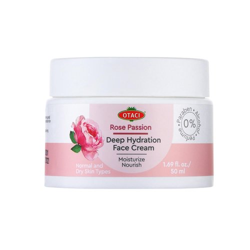 OTACI Rose Passion Deep Hydration Face Cream, Moisturizer Skin Lotion Facial Rose Natural Hydrating Moisturizing