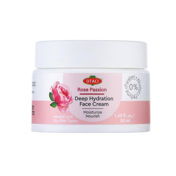 OTACI Rose Passion Deep Hydration Face Cream, Moisturizer Skin Lotion Facial Rose Natural Hydrating Moisturizing