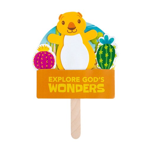 Fun Express Southwest VBS Prairie Dog Pop-Up Craft Kit - VBS Vacation Bible School Supplies/Decor - Makes 12