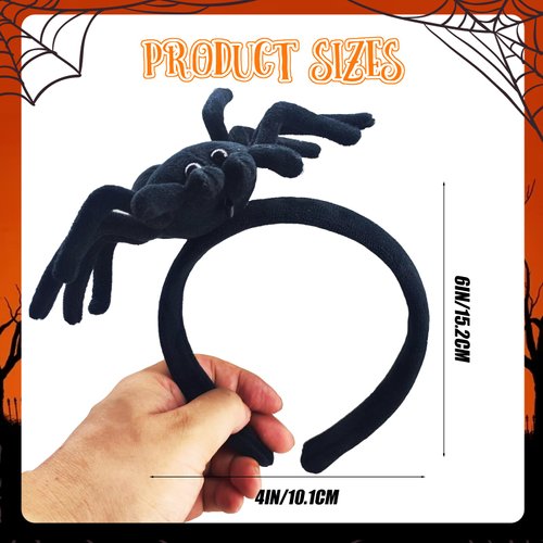 AOCEAN Halloween Spider Hair Hoop Black Spider Headpiece Halloween Headband Cosplay for Women Hair Accessories Headdress for Halloween Decorations Party Supplies (SPIDER)