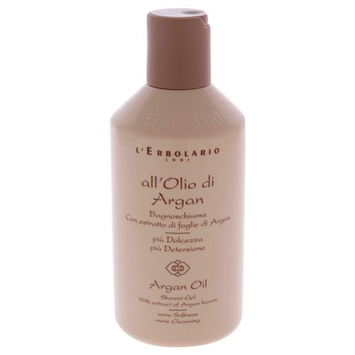 L'Erbolario Argan Oil Shower Gel - Creamy, Gentle Cleanser - Leaves Skin With Silky Softness And A Fresh Tone - Treats The Driest, Chapped Or Most Irritable Skin - Paraben Free - Long Lasting - 8.4 Oz