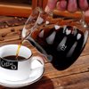 Glass Coffee Server for Drip Coffee Maker, Standard Glass Coffee Carafe, Coffee Pot with Lid, Clear, 02 600ml(20oz)
