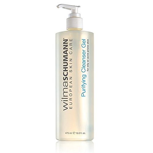 WILMA SCHUMANN Purifying Facial Cleanser for Acne-prone & Oily Skin Cleanser Gel, 16 fl oz / 210ml, Daily Acne Face Cleanser with Tea Tree Extract, Light Natural Fragrance and Paraben Free