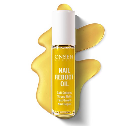 Organic Cuticle Oil for Nails - USA Made - Japanese Treatment for Damaged Nails - Natural Nail Oil Cuticle Repair - Visible Results For Perfect Nails - Nail Strengthener and Growth Reboot Oil 10ml