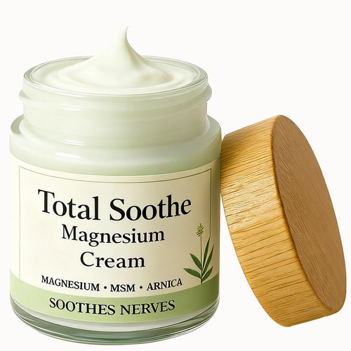 Total Soothe Magnesium Cream - Joint Relief Cream with Mineral Delivery Formula, MSM & Arnica – Fast Absorbing, Non-Greasy Topical for Everyday Joint & Muscle Comfort