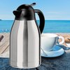 OGGI Catalina 68oz Stainless Steel Thermal Coffee Carafe- Double Walled Vacuum Container w/Press Button Top, Insulated Coffee Carafe, Thermos Carafe, Coffee Urn, Hot Beverage Dispenser, 2 Liters