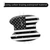 UGSHY Pack of 4 Car Door Handle Protector, Universal Car Door Handle Sticker, Anti Scratches Door Side Paint Protector, Automotive Exterior Accessories, for Cars Trucks SUVs (American Flag Black)