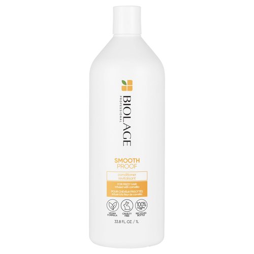 Biolage Smooth Proof Conditioner | Provides Humidity Control & Anti-Frizz Smoothness | For Frizzy Hair | Paraben & Silicone-Free | Vegan​ | 33.8 Fl. Oz