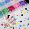 800 Pcs Nail Charms Art Charms Butterfly Nail 3D Nails Decoration Crafts DIY Diamonds Rhinestones Acrylic Nails Jewelry Accessories Gold Silver Pearls Nail Supplies Resin Flatbacks Flower Nails Gems
