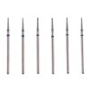 MZCMSL 6pcs Needle Shaped Cuticle Drill Bits for Manicure Under Nail, 3/32 shank Diamond Nail Bit