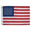TAYLOR MADE PRODUCTS 50-Star US Boat Flag, 16" x 24", American Red, White & Blue, Stars and Stripes, Water-Repellent Fade-Resistant 200-Denier Nylon Fabric, Brass Grommets - 2424