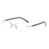 FONHCOO Blue Light Blocking Glasses Anti Blue Ray Unisex Lightweight Rimless Frameless Rectangle Computer Gaming Glasses Anti-Glare, Anti-Fatigue,Anti Eyestrain