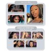 EINbeauty 9x6 HD Lace Glueless Wigs Human Hair Pre Plucked Pre Cut Bob Wig Human Hair Glueless Wigs Human Hair 200% Density Short Straight Bob Wigs for Black Women 10 inch