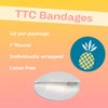 TTC Bandages from MyVitro | Rainbow + Pineapple IVF Bandages | Great IVF Gift | Round Adhesive Bandages Perfect for IVF Shots | 40 Count