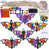 Winlyn 24 Sets Halloween Crafts Bat Crafts DIY Halloween 3D Bat Craft Kits Unfinished Paintable Wood Bat Halloween Crafts for Kids Classroom Activities Art Project Halloween Decorations Party Favors