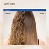 Kativa Brazilian Straightening Brunette Kit, 12 Weeks of Home Use Professional Straightening, with Organic Coconut Oil, Açai Oil, and Keratin, for Straighter, Softer and Shinier Dark-Coloured Hair