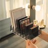 Makeup Palette Organizer2 Pack Acrylic Eyeshadow Palette Pallet,6.7x4.9x1.6 in 7 Sectons BPA-Free Make Up Blush,Contour Storage Holder Cosmetic Eye Shadow Display Stand Clear Rack Vanity Holder(Grey)