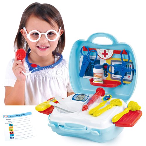 Play My Carry Along Medical Centre Toy Doctor Kit for Child 20 Pcs Kids Doctor Playset c Gift for Adults Fabulous Play Set for Kids Doctor Toy Kids Learn Basic Medical Knowledge