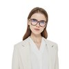 ZXYOO Oversized Reading Glasses for Women,6 Pack Blue Light Blocking Computer Readers Spring hinge（6 pack Mix +1.25）