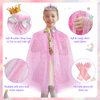 Princess Dress Up for Girl - Dress up Clothes for Toddler Girl, Princess Toys Christmas Birthday Gifts for 3 4 5 6 7 Little Girls
