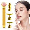 4-in-1 Face Massager Roller 24k Golden Face Roller, Arm Eye Nose Massage for Face Facial Massager Skin Care Tools