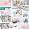 Wild Tribe Bathtub and Shower Drain Protectors with Suction Cups Easiest Hair Catchers Soft Silicone 4 flower