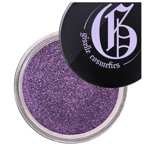 Giselle Cosmetics Purple Pop Loose Powder Eyeshadow - Organic, Mineral Make Up, Shimmer and Matte Eyeshadow Palette, Non-Toxic Eye Shadow Glitter, Loose Pigment, Highlighter, Powder Eyeshadow