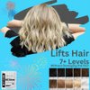 Perfect Blond Hair Dye Toner Lightener Bleaching Powder Kit 120 ml 30 Vol Developer & Brush Glove - By Blond Forte(Blue Lightener)