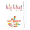 18 Assorted Birthday Cards - Blank Happy Birthday Cards - Boxed Set