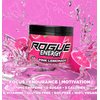 Rogue Energy Drink Powder for Long Gaming Hours - Gaming Energy Powder for Mental Focus - Sugar & Gluten Free - Gaming Supplement with Caffeine & Vitamins - Made in USA (Pink Lemonade - 30 Servings)