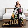 Just A Girl Who Loves Beetles Blanket Cute Beetle Decor Throw Blanket Gifts for Girls Boys Beetle Lover Super Warm Soft Plush Lightweight Fleece Flannel Bed Blanket for Kids Adults Men Women 50"X40"