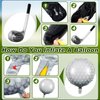 Haoguo 14Pcs Golf Balloons Golf Birthday Party Decorations Include 12 Pcs Golf Ball Balloons 2 Pcs Golf Club Balloons for Golf Party Sports Theme Party Supplies ﻿
