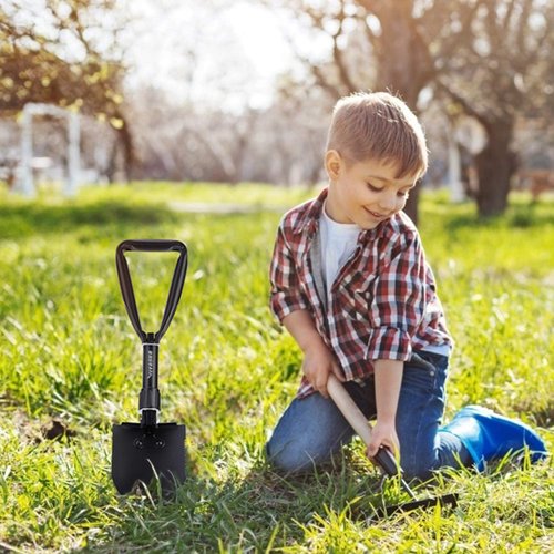 VIVOSUN Survival Shovel Folding Portable Tactical Camping Shovel Multitool for Camping, Hiking, Backpacking