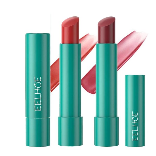2Pcs Hydrating lip Tint,Long-lasting Plumping Tinted Lip Balm,Moisturizing Lip Gloss,Non-Sticky Anti Cracking Lip Treatment,Powerful Moisturizing Water Lipstick For Woman Girls(Red Rose&Red Berry)