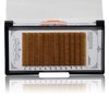Scala Thickness 0.10mm C Curl Light Brown/Dark Brown/Black-Brown False lashes Individual Eyelash Extension Natural False Eyelashes (13mm, Light Brown)