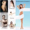 Muryobao Women Breast Lift Petals Pasties Nipplecovers Strapless Backless Bra Adhesive Wedding Dress Bras Silicone Round